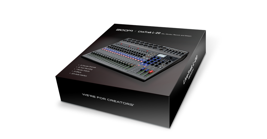 Zoom LIVETRAK L-20 Digital Recording/Mixing Console