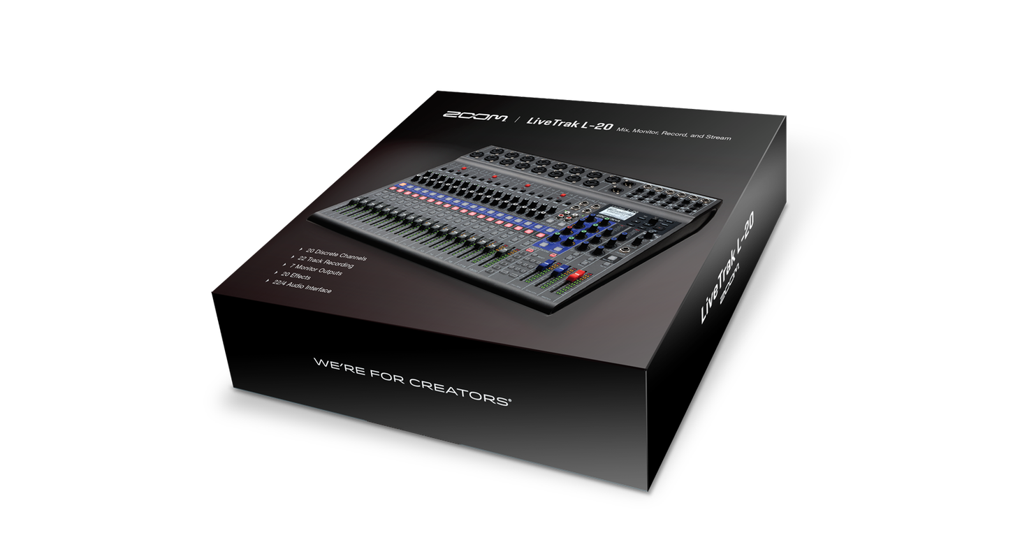 Zoom LIVETRAK L-20 Digital Recording/Mixing Console