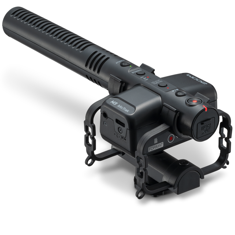 Zoom M3 MicTrak Stereo Shotgun Microphone and Recorder