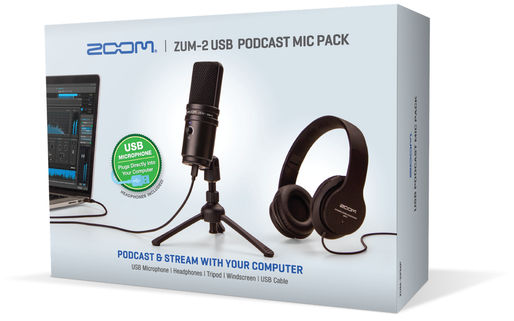 Zoom ZUM-2 Podcast Mic Pack
