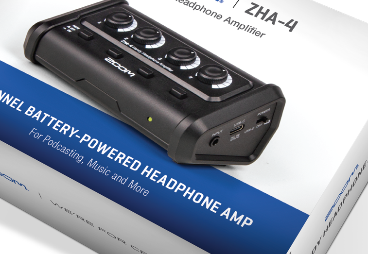Zoom ZHA-4 Headphone Amplifier