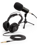 Zoom ZDM-1 Podcast Mic Pack with Headphones, Windscreen, XLR, and Tabletop Stand