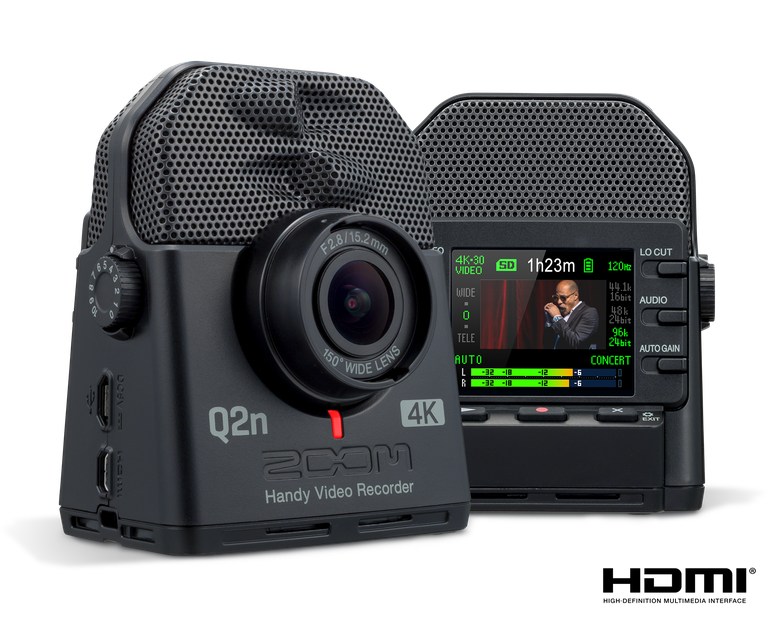 Zoom Q2n-4K Ultra-HD Handheld 4K Audio/Video Recorder