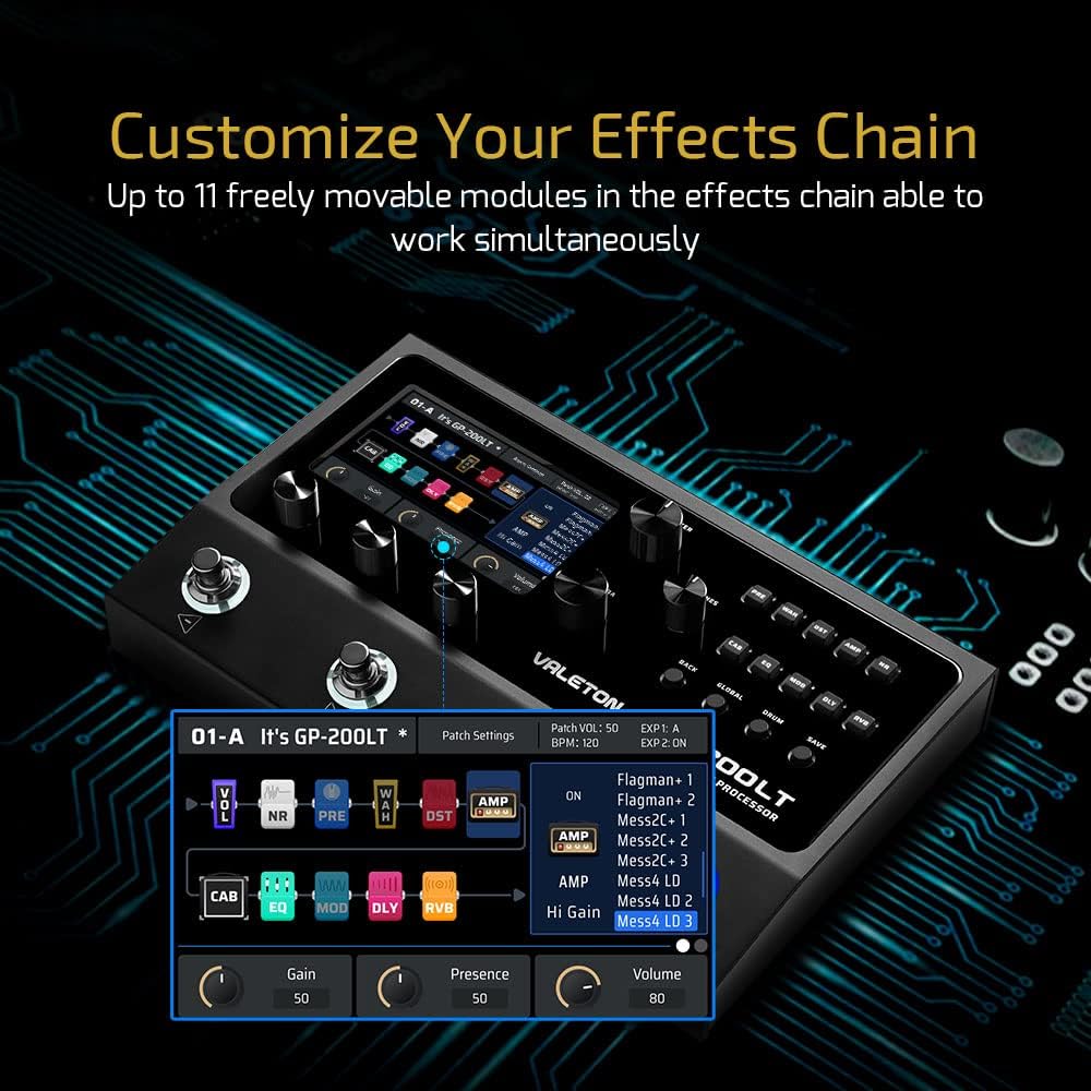 Valeton GP-200LT Multi-Effects Processor