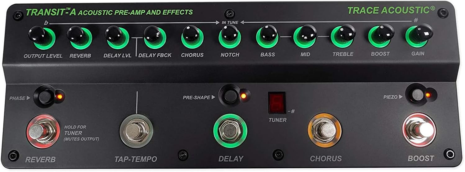 Trace Acoustic® Transit A Acoustic Instrument Preamp