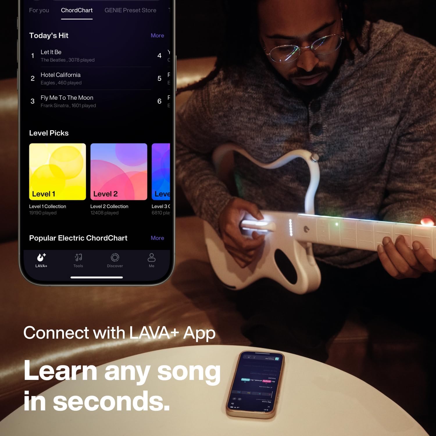 Lava Genie Smart Foldable Electric Guitar