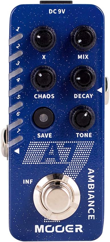 Mooer A7 Ambiance Reverb Guitar Effects Pedal