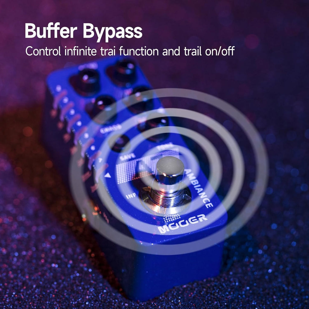 Mooer A7 Ambiance Reverb Guitar Effects Pedal