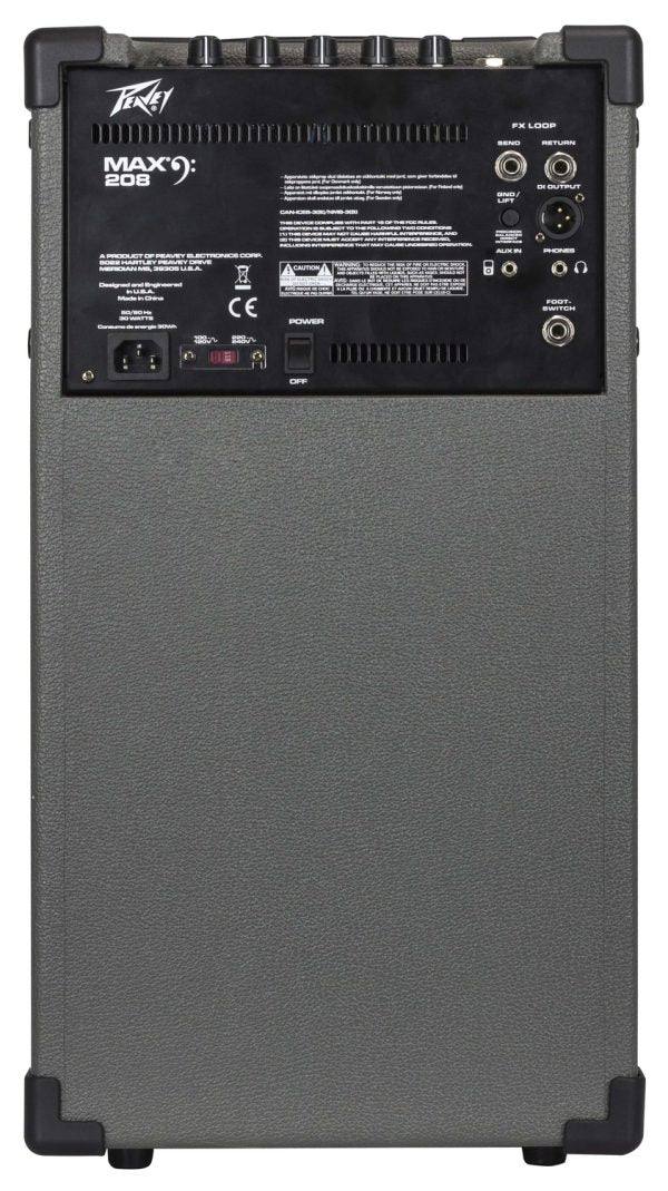 Peavey MAX® 208 200-Watt Bass Amp Combo
Bass Amp Combo