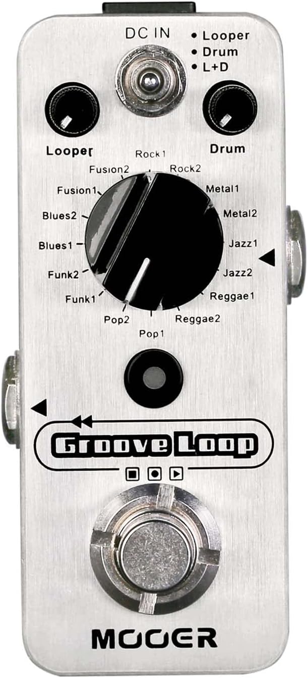 Mooer MLP2 Groove Loop Drum Machine & Looper Effects Pedal