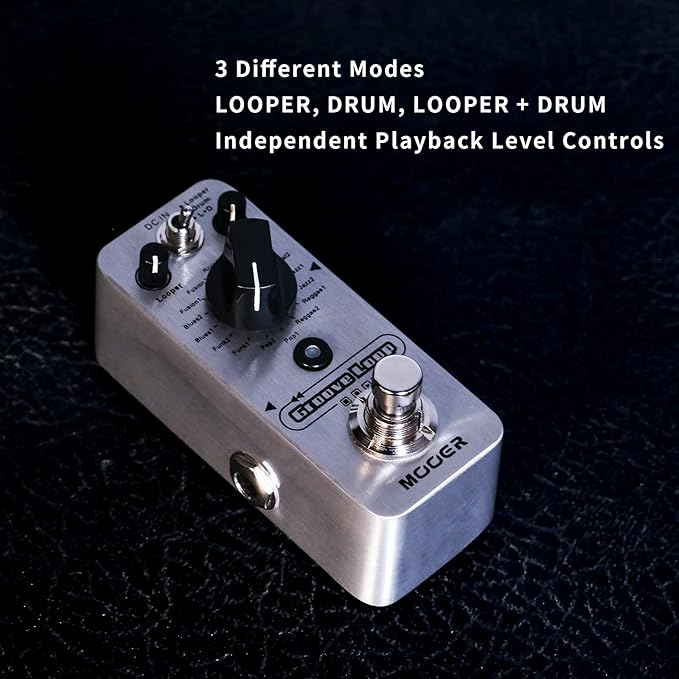 Mooer MLP2 Groove Loop Drum Machine & Looper Effects Pedal