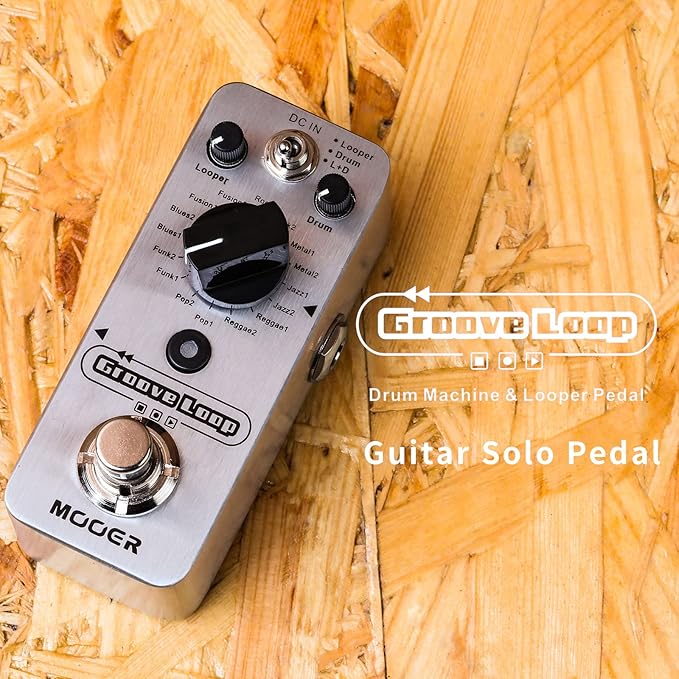 Mooer MLP2 Groove Loop Drum Machine & Looper Effects Pedal