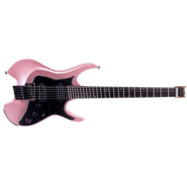 Mooer W800-PP GTRS 6-String Wing Series Headless Electric Guitar, Pearl Pink