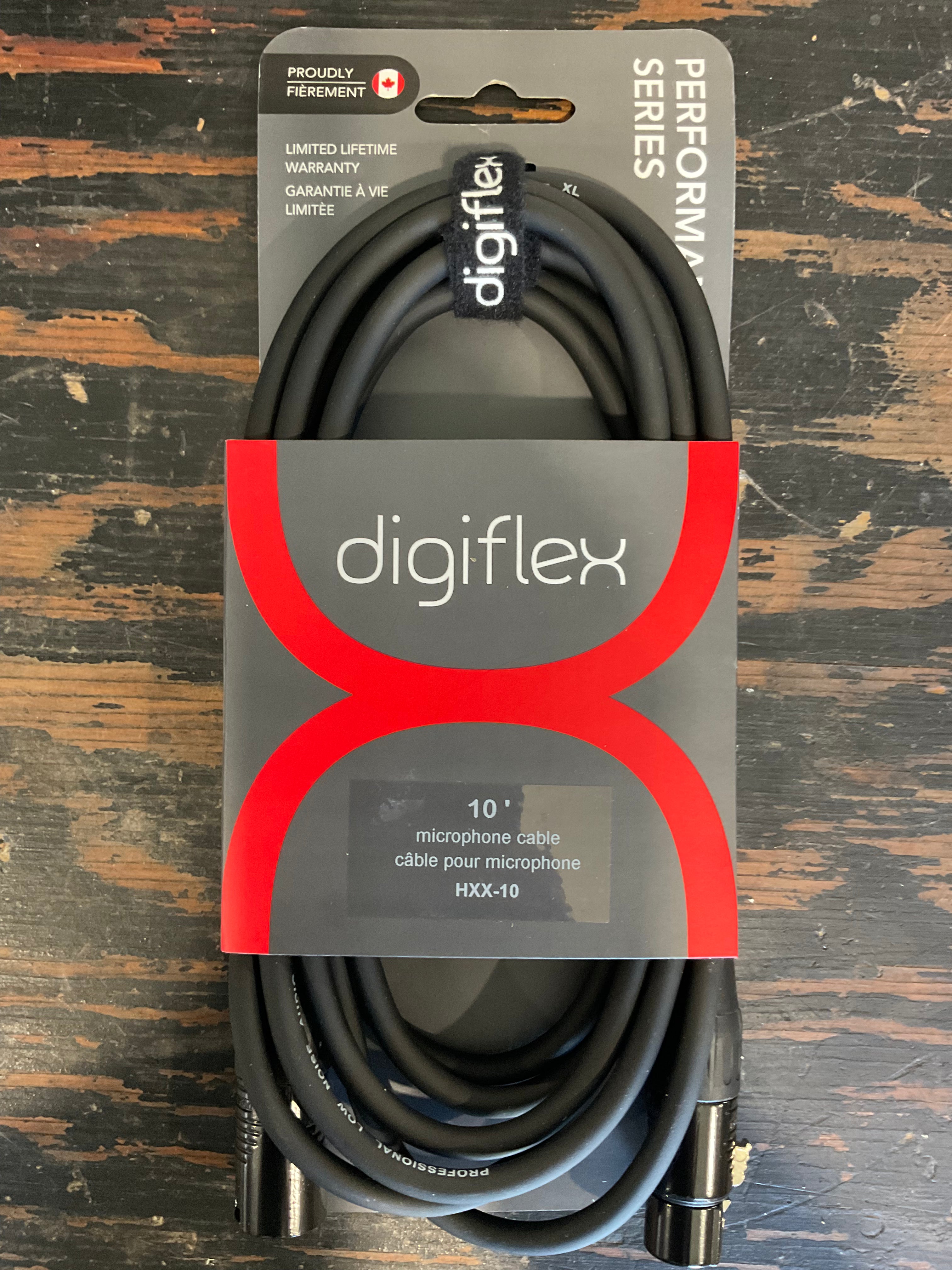 DIGIFLEX - XLR MALE TO FEMALE CABLE - 10`