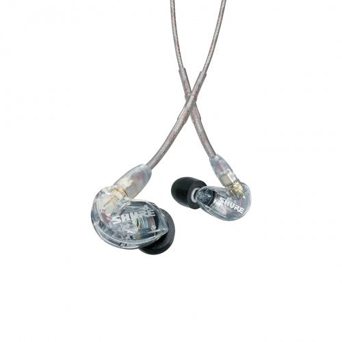 SHURE SE215 PRO SOUND ISOLATING EARPHONES W/ 64IN CABLE (CLEAR)