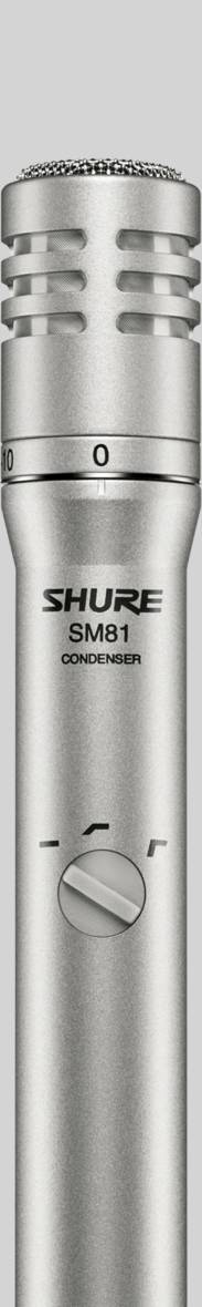 Shure SM81 Cardioid Condenser Microphone