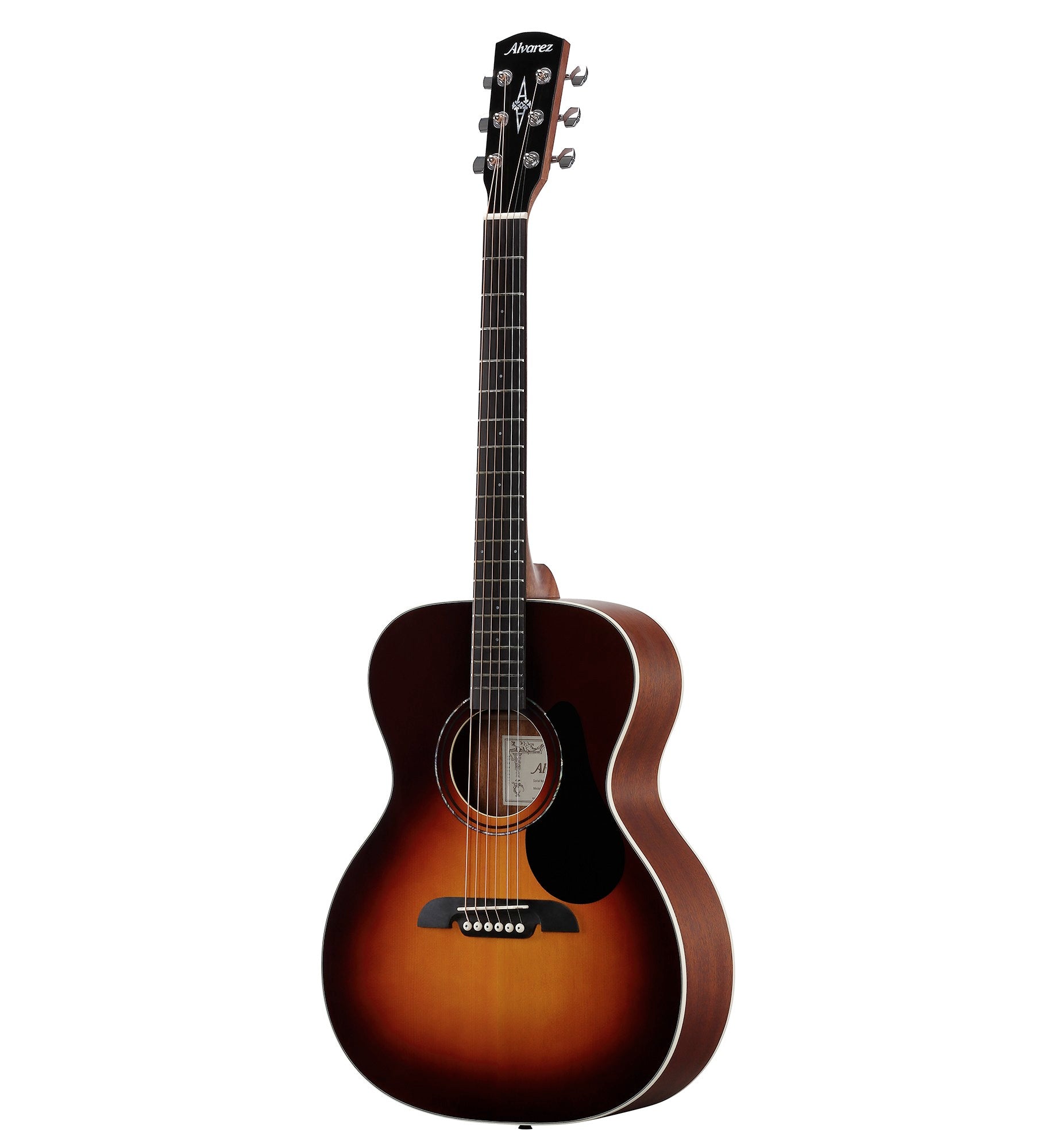 Alvarez RF26SB, Folk/OM Acoustic Guitar with Gig Bag - Shadowburst - Regent Series