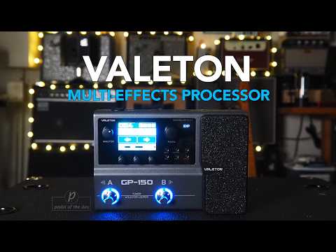 Valeton GP-150 Guitar Multi Effects Processor with Expression Pedal, Bluetooth & Built-in Battery