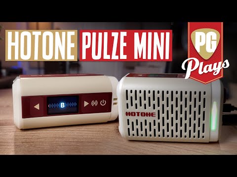 Hotone Pulze Mini AP-5WH Bluetooth Modeling Amplifier for Electric Guitar, Bass and Acoustic Instruments, White Edition