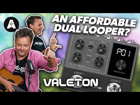 Valeton VLP-200 Multi-Track Sampler - Two full-featured loopers and a variety of drum rhythm patterns