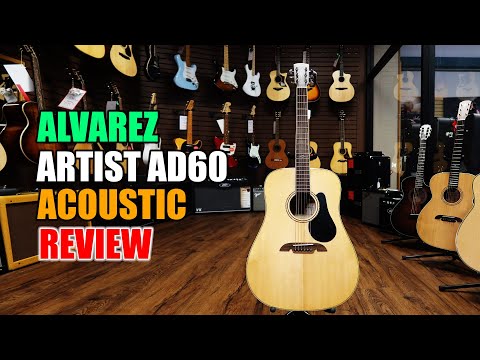 Alvarez AD60 Artist Series Dreadnaught Natural Gloss