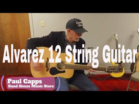 Alvarez AD60-12 CE 12 String Dreadnaught with Cutaway and Pickup - Natural Gloss - Artist Series