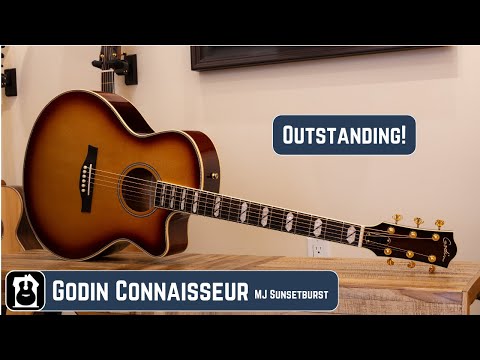 Godin Connaisseur MJ Sunsetburst Maho