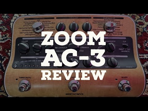 Zoom AC-3 Acoustic Creator Guitar DI/Effects Pedal