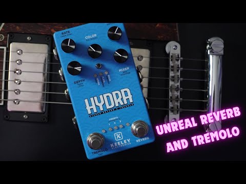 Keeley HYDRA Stereo Reverb & Tremolo Pedal